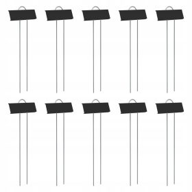    10 kosov označevalcev rastlin, sajenje sadik, kolov, rastlinskih posod, črnih