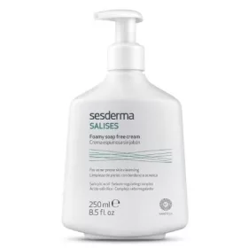   Sesderma SALISES Penočna krema brez mila 250 ml - idealna za aknasto kožo