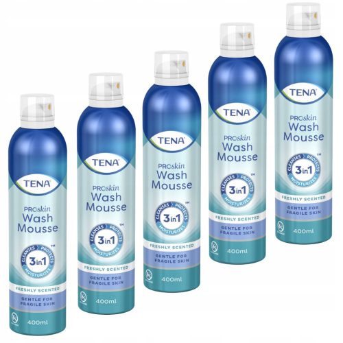 Pena ProSkin Wash Mousse - Komplet 5 Pene za Čiščenje Kože Brez Izpiranja, 5x400 ml