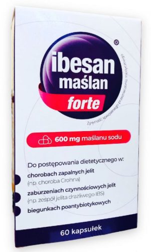 Ibesan Forte Maščobne Kapsule - 60 Kapsul za Prebavne Težave in IBS