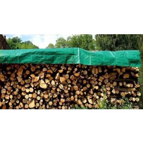 Vrhunska ponjava za pokrivanje drv - 1,5x6m, zelena