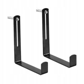    2 kosa stenskih nosilcev za sadilnik 15,5 x 3 x 18 cm, večnamenski viseči