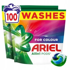   Ariel Allin1 PODS Barvne pralne kapsule za barvno perilo 2x50 kos - 100 pranj