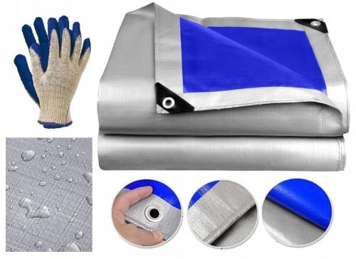 Mocna i mrozoodporna plandeka 5x8 75g z UV zaščito