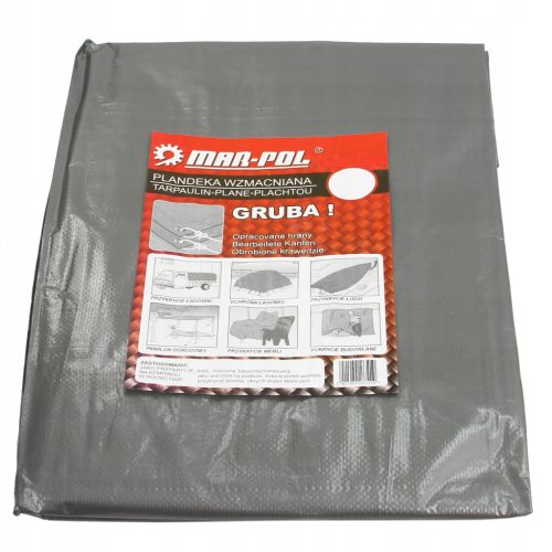Zaščitno pokrivalo MAR-POL 5x6m, ojačano in debelo 130g/m2