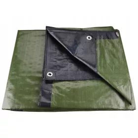   Mocna Wodoodporna Płachta PE Extol Premium, 200g/m2, 2x3m, Zielononiebieska