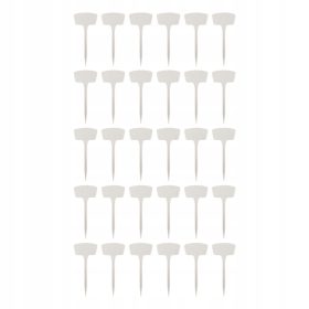    30x Etikete za rastline Vrtni znaki Zunanje oznake za rastline Vrtni označevalci Beli vrt