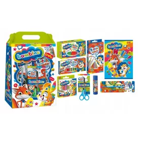   Darilni set BAMBINO Art Set za otroke – barvice, barve, škarje, lepilo in zvezek