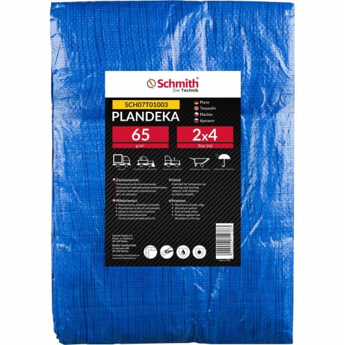 Lahka in vzdržljiva zaščitna ponjava 65g 3x5m