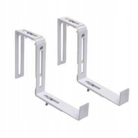    2x Kavlji za ograjo za sadilnike, zunanji nosilec kavljev za rastline, trpežen