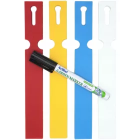    MARKER + Etikete 4 BARVE zanka za opis rastlin 200x25mm (25x200) 400 kosov