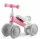Ricokids Rabbit poganjalec s 3 kolesi za otroke od 12 mesecev svetlo bel/roza/siv