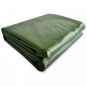   Trpežna zaščitna ponjava JAGO, 650 g/m², z aluminijastimi obročki, zelene barve, 2 x 3 m
