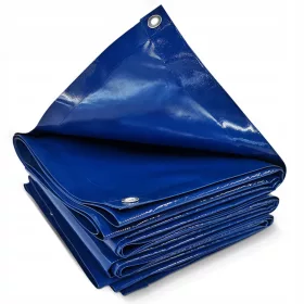   Industrijsko zaščitno pokrivalo modra 4x5 m 650g/m2 z aluminijastimi obročki