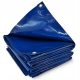 Industrijsko zaščitno pokrivalo modra 4x5 m 650g/m2 z aluminijastimi obročki