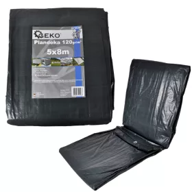 Ekstra debela siva zaščitna ponjava GEKO 2x3m 120g/m²