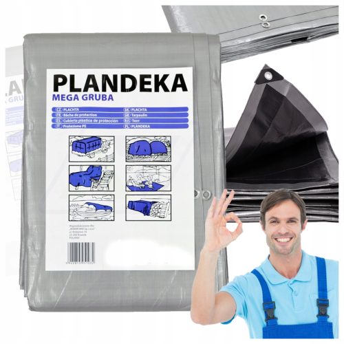 Vsestranska zaščitna ponjava 3x7 m, 260g/m2, UV-stabilizirana in odporna na vodo