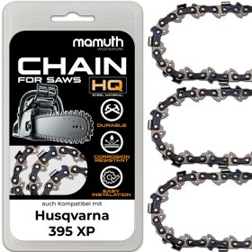  3x veriga 75 cm za žago Husqvarna 395 XP, 1,6 mm, 92 TG