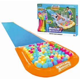   ZURU Bunch O Balloons – tobogan z 1 stezo 4,8 m + 3 kompleti vodnih balonov
