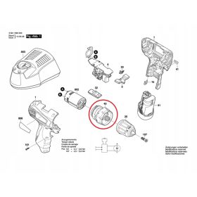    Boschev menjalnik za akumulatorsko kladivo BS 10A 2609199611