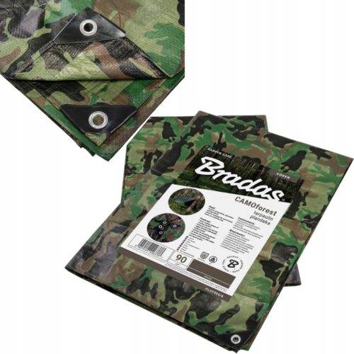 Kamuflažna ponjava CAMOforest 4 x 5m, idealna za kampiranje
