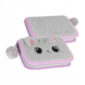  Peresnica 1 zadrga 2 zavihka brez opreme Plišasta mačka STARPAK 21×14×4 cm
