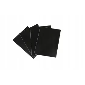   Popravilni set za cerade TIR, 4 kose, črni, 15x21 cm, Lampa, Italija
