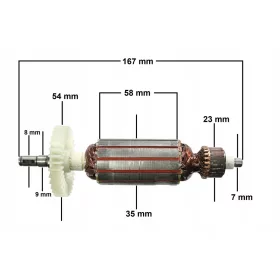  Rotor za mlinček Craft 125 BM-WS 920 (jk 502)