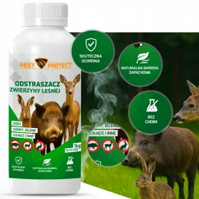   PEST PROTECT tekoči repelent 1 kg + merica 50 ml - zaščita pred divjimi jeleni in zajci
