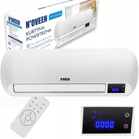    N'oveen HC2100 keramična zračna zavesa 2000 W | LED, časovnik, daljinski upravljalnik