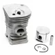  KOMPLET BATA VALJA ZA ŽAGO HUSQVARNA 340 345 350 44MM + SVČKA