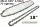  VODILNA MEČ 45 CM 18'' 2X VERIGA ZA ŽAGO HUSQVARNA