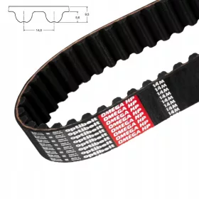    Zobati jermen HTD 14M 3150 HP širine 68 mm OPTIBELT 225 zob OJAČAN
