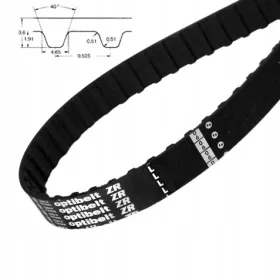    Zobati jermen ZR 600L dolžina 1524 mm širina 20 mm OPTIBELT 160 zob