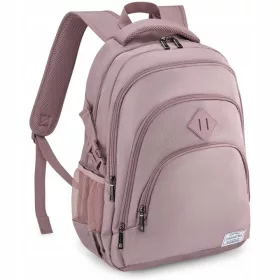   Zagatto ZG1008 pink nahrbtnik za prenosnik 17" - ženski šolski in mestni nahrbtnik A4, 4 prekati