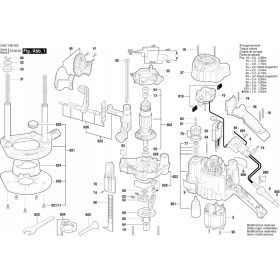  Boschev regulator hitrosti za rezkar GOF 1250 CE