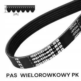  Jermen z več utori 6 PK 1880 OPTIBELT 740K
