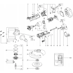    MENJALNIK MENJALNIKA METABO W 18 LTX 125 Z ROTORJEM W-18-LTX-115-QuickW-18-LTX-150