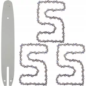    Stihl meč žage + 3x veriga 30 cm 12" 3/8LP 1,1 mm 44TG A074 7T