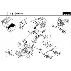  Makita jermenica za bencinsko kosilnico PLM4813 664601915