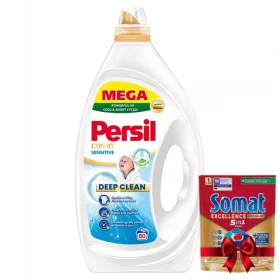   Persil Sensitive gel za pranje otroških oblačil 3,60 l 80 pranj + tableta Excellence 5v1 gratis