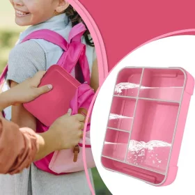 Škatla za maso lunchbox bento s predali in omako