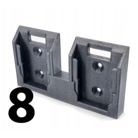  Dewalt XR 18V 54V držalo za dvojne baterije, 8 kosov