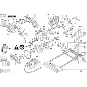    Boschev motor za krožno žago GKS 10,8 V-LI GKS 12V-26 1619P11483