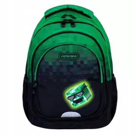   Šolski nahrbtnik AstraBag Pixel Hero AB330 20 l 3 predelki A4 za fante 1.-3.
razred