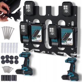    3-V-1 STENSKI NOSILEC ZA BATERIJE, POLNILCE IN AKUMULATORSKE VRTALNIKE