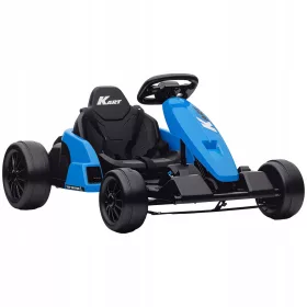   AIYAPLAY električni karting za otroke 24V Drift Kart - moder, 2 motorja, hitrost 6-18 km/h