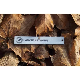    Obesek/označevalnik za vrtno ploščo, nerjaveče jeklo, lasersko graviran (125x20