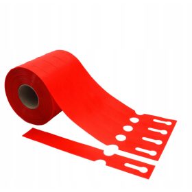    Vrtne/sadovnjaške etikete z zankami RDEČE 200x25mm (25x200) 5000 kosov