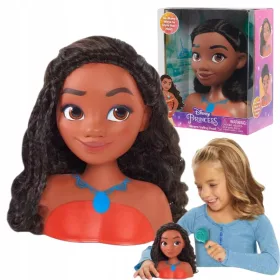   Disneyjeva princeska Moana, stilska glava za razčesavanje las s krtačo Just Play 87591
